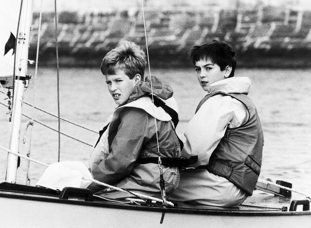 Peter Phillips sailing in 1988