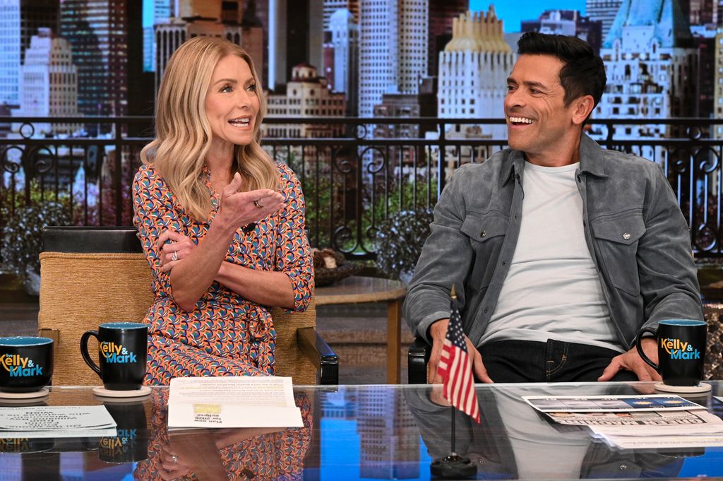 LIVE WITH KELLY AND MARK - 4/15/24 - Kelly Ripa and Mark Consuelos co-host "Live with Kelly and Mark" airing weekdays in syndication.
KELLY RIPA, MARK CONSUELOS
