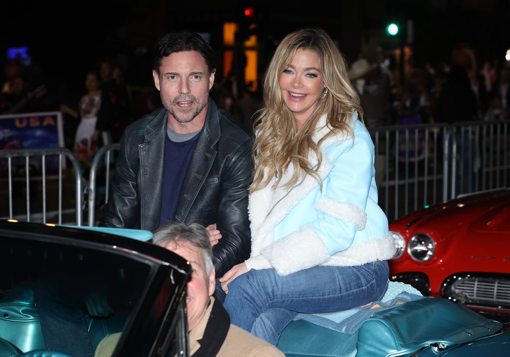 Denise Richards with her husband