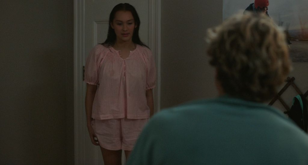 Belly's pink striped pajamas on the summer i turned pretty