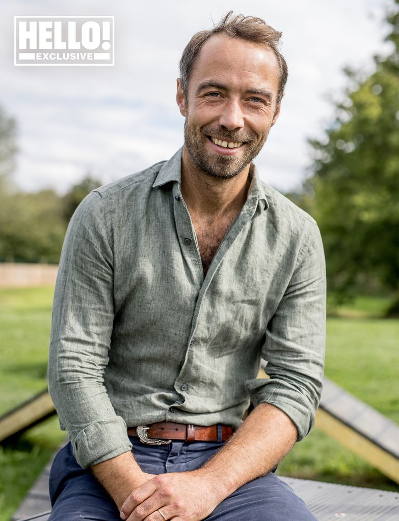 James Middleton poses for HELLO! shoot