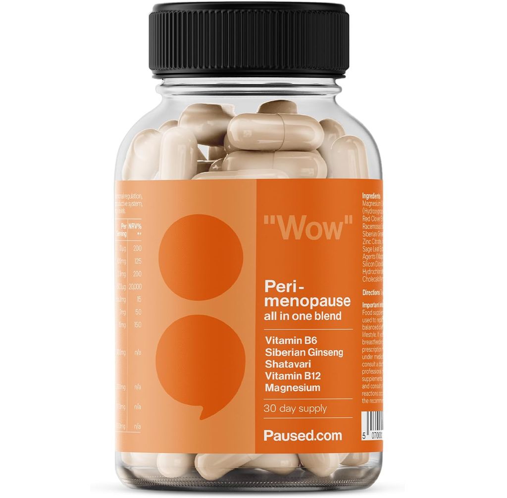 Paused All in One PeriMenopause Relief capsules