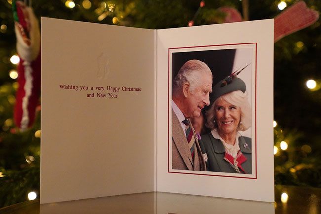 King Charles and Queen Consort Camillas 2022 Christmas card