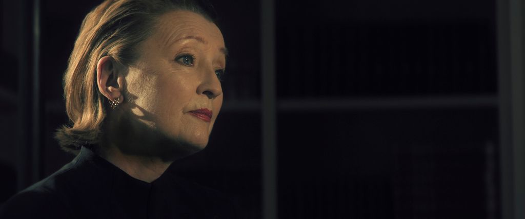 Lesley Manville as the villainous Dahlia Archer
