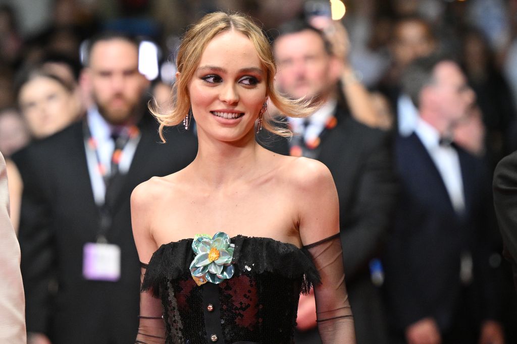 CANNES, FRANCE - MAY 22: Lily-Rose Depp attends the "The Idol" red carpet during the 76th annual Cannes film festival at Palais des Festivals on May 22, 2023 in Cannes, France. (Photo by Stephane Cardinale - Corbis/Corbis via Getty Images)
