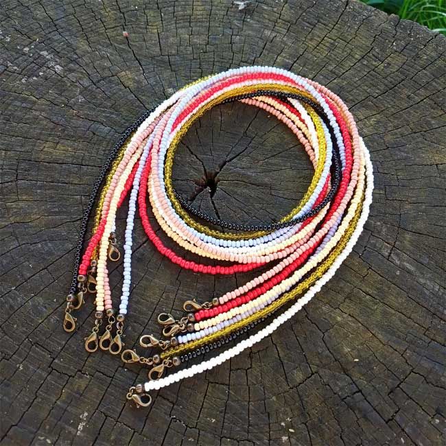 beads mask chain