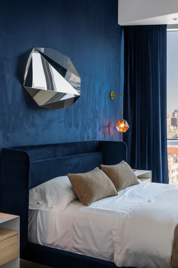 Warm hued lights will help your space be more inviting