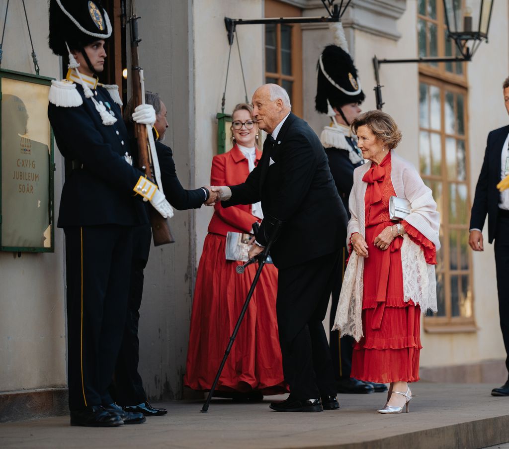 The King and Queen of Norway also attended the special evening
