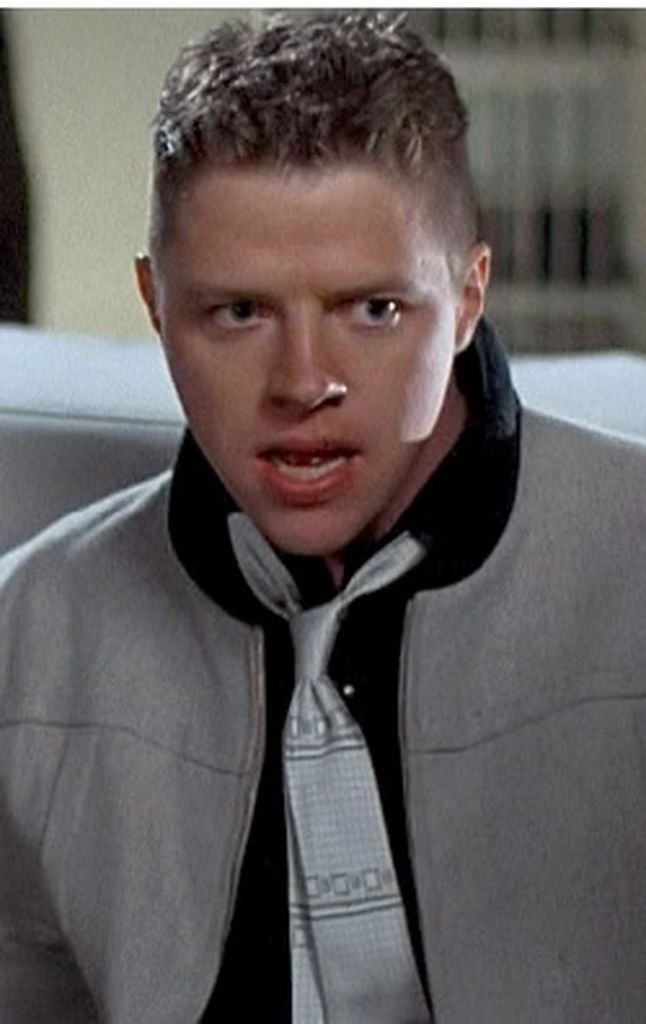 Thomas F. Wilson as Biff Tannen in Back To The Future
