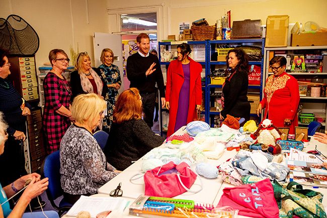 prince harry visits tomorrows women