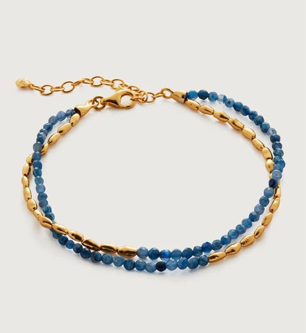 monica vinader blue bracelet