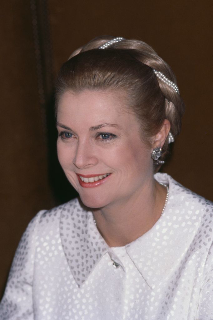  Princess Grace of Monaco pictured at a star-studded event in Paris