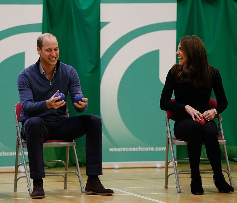 kate and william laughing we are coachcore