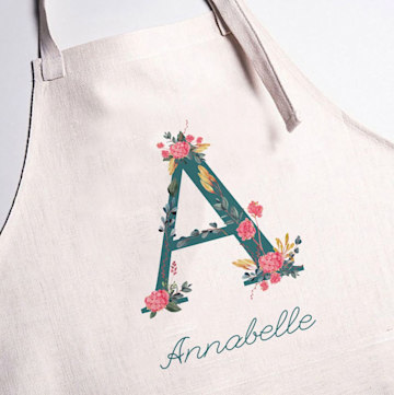 Personalised apron