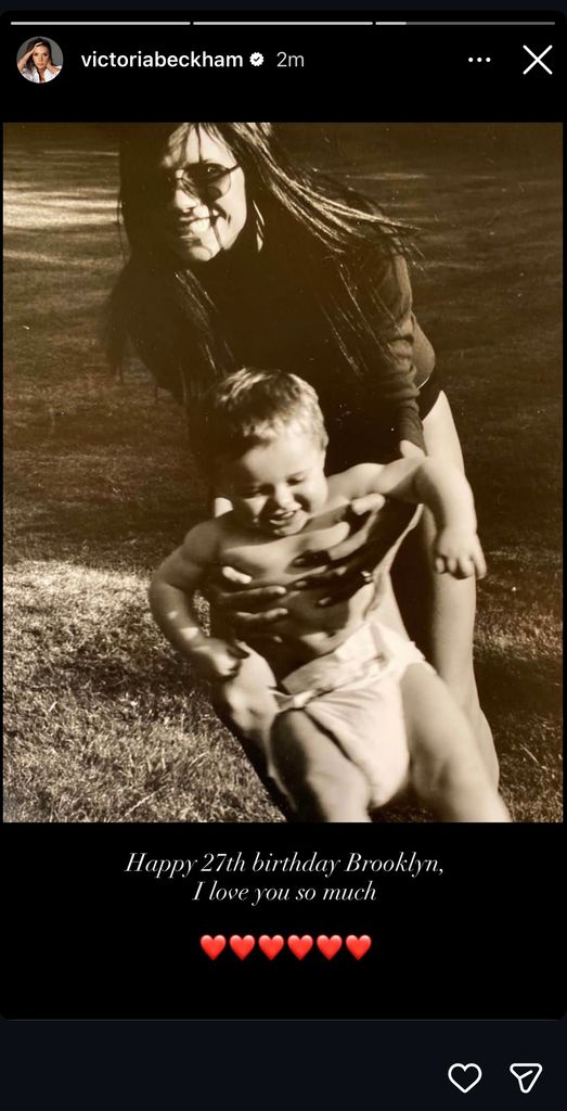 Photo de retour de Victoria Beckham avec Brooklyn