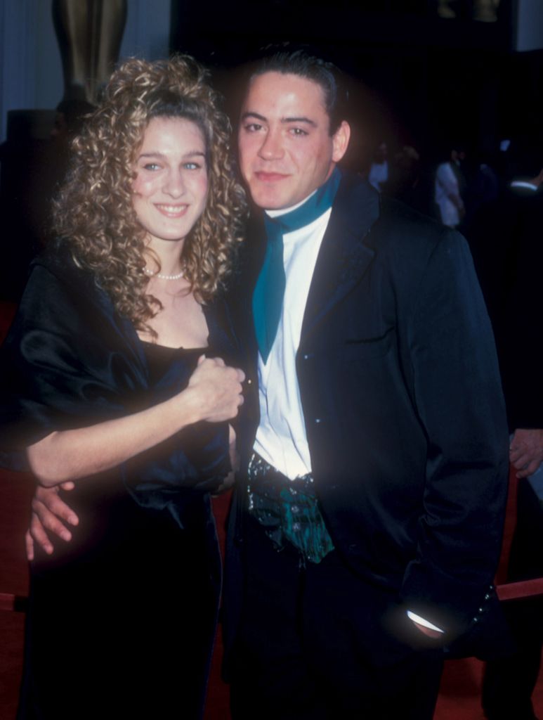 Sarah Jessica Parker and Robert Downey Jr. during 61st Annual Academy Awards 