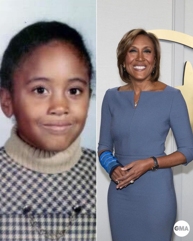 Robin Roberts as a child