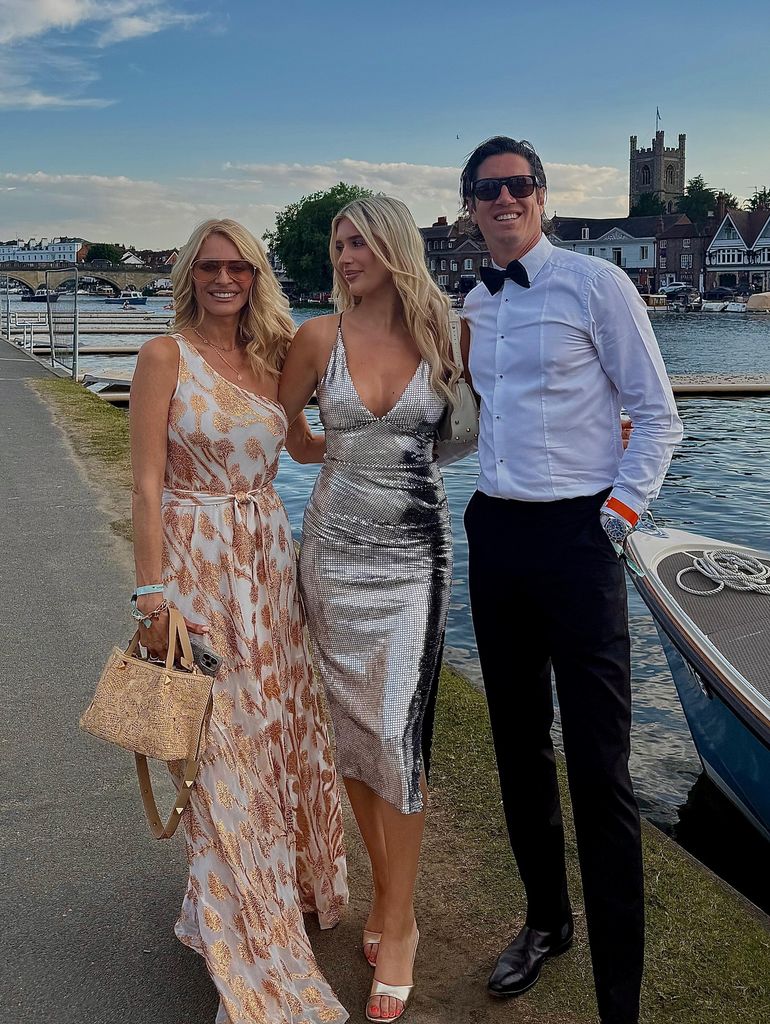 Tess Daly’s daughter Phoebe towers over her in dazzling disco dress