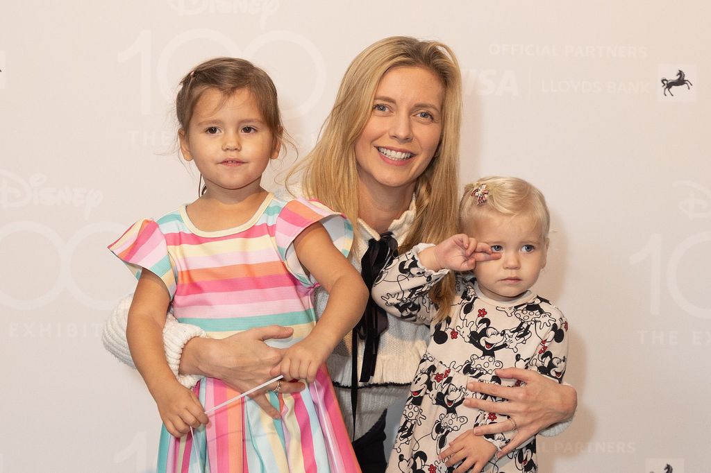 Rachel Riley with her two daughters Maven and Noa
