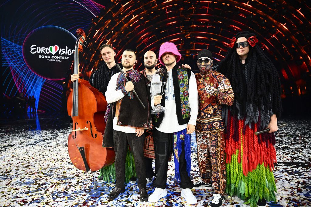 Winners of the 2022 Eurovision Song Contest, Ukraine's Kalush Orchestra