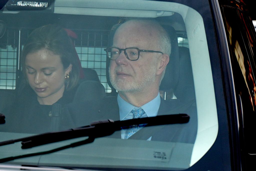 The Earl of St Andrews arrived at King Charles III's Christmas lunch at Buckingham Palace