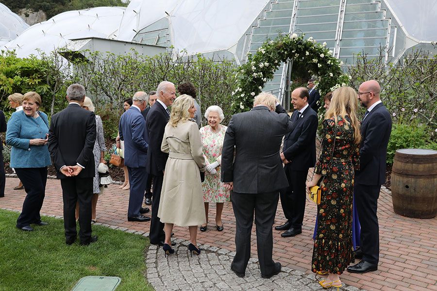 queen and royals g7 summit
