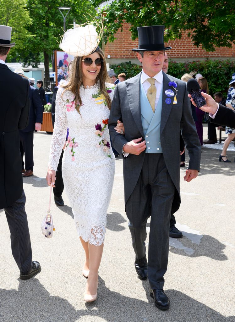 Elizabeth Hurley and Henry Birtles stepped out together at the annual event 