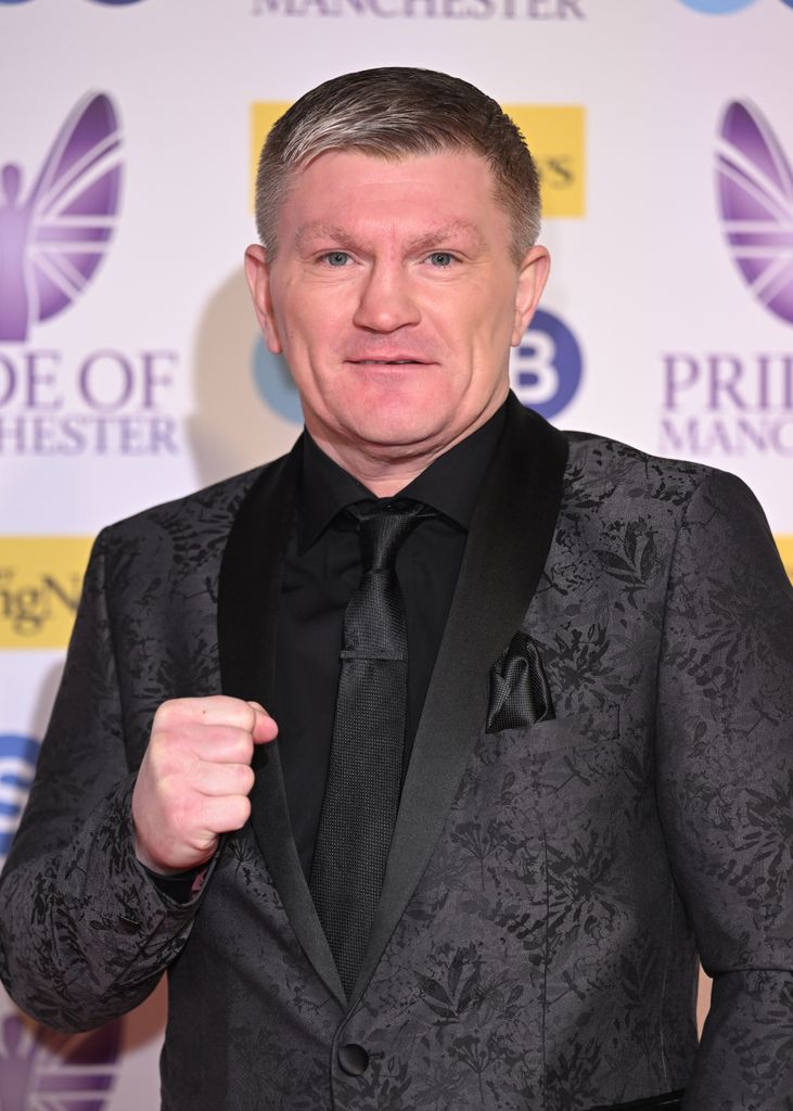 Ricky Hatton in suit 