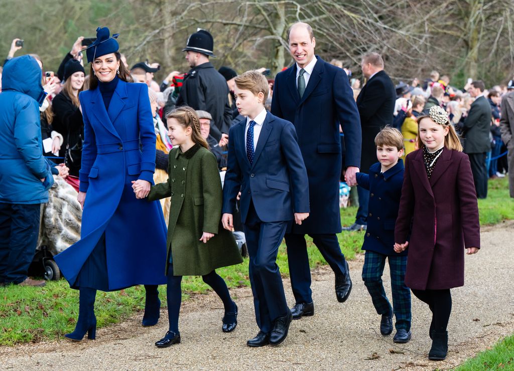 Kate Middleton, Princess Charlotte, Prince George and Prince William