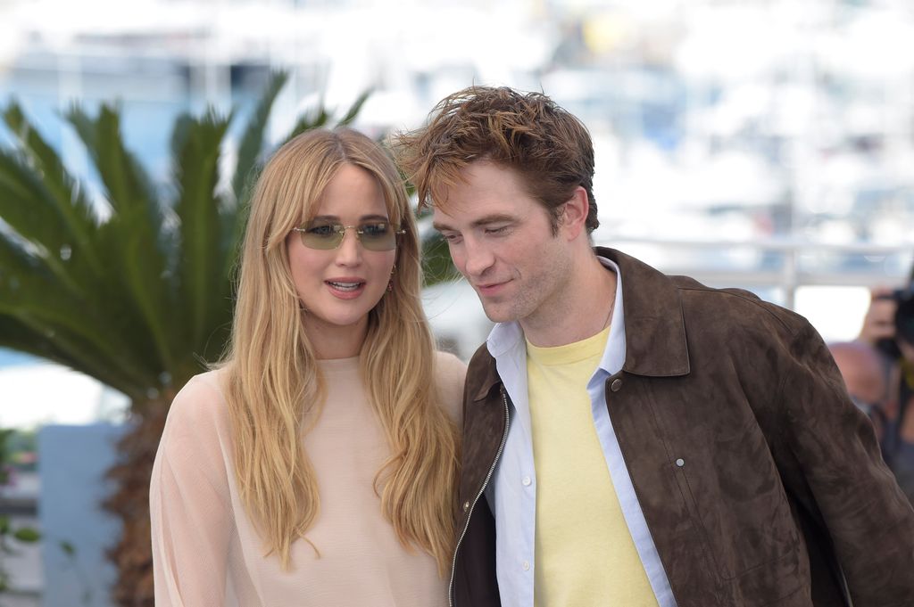 Jennifer Lawrence and Robert Pattinson at the Cannes Film Festival