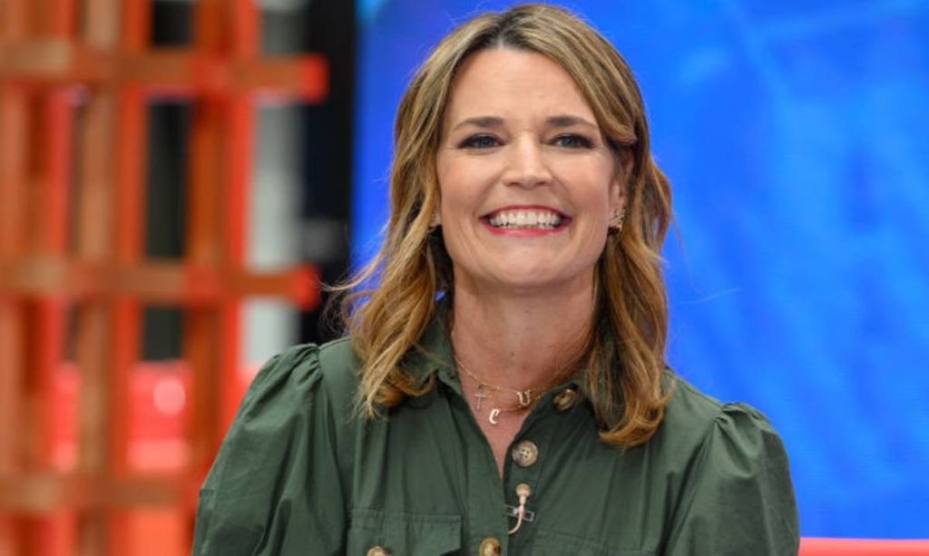 Savannah Guthrie smiles on the set of Today NBC