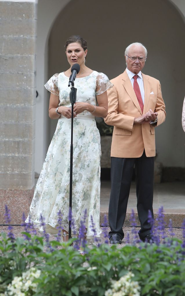 Crown Princess Victoria will join her father King Carl XVI Gustaf in London 