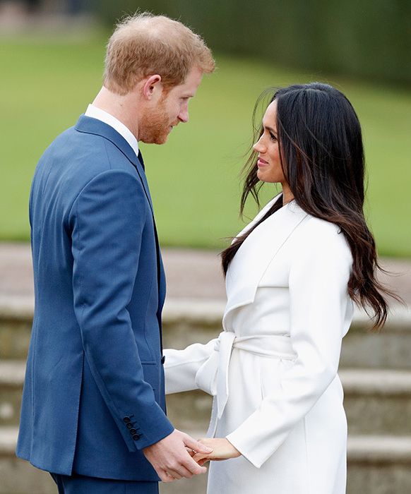 prince harry and meghan markle at official engagement photocall