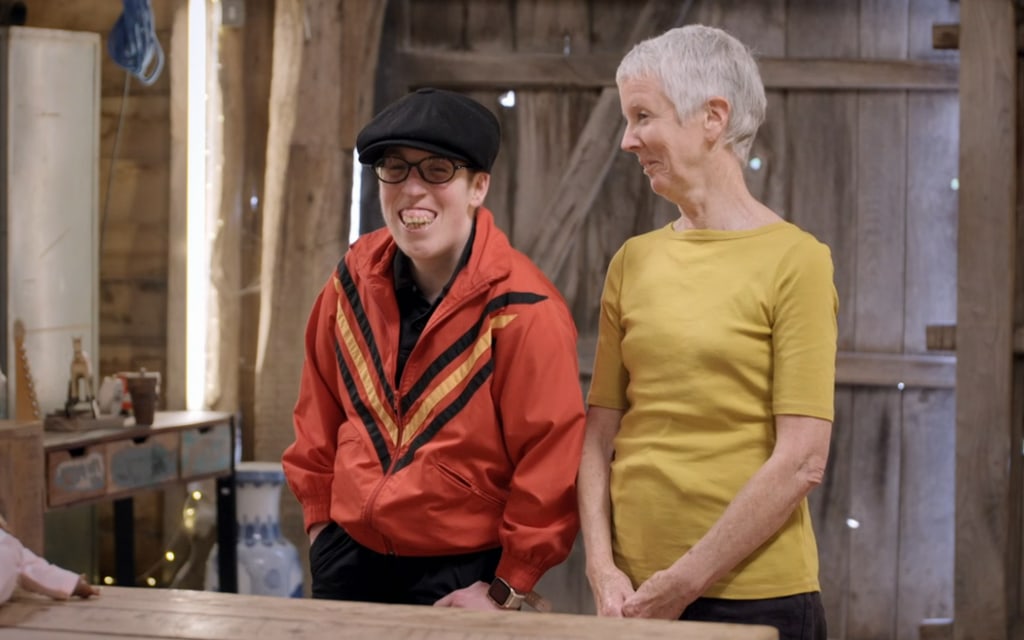 The Repair Shop guests Jess and her mum Joan in the barn