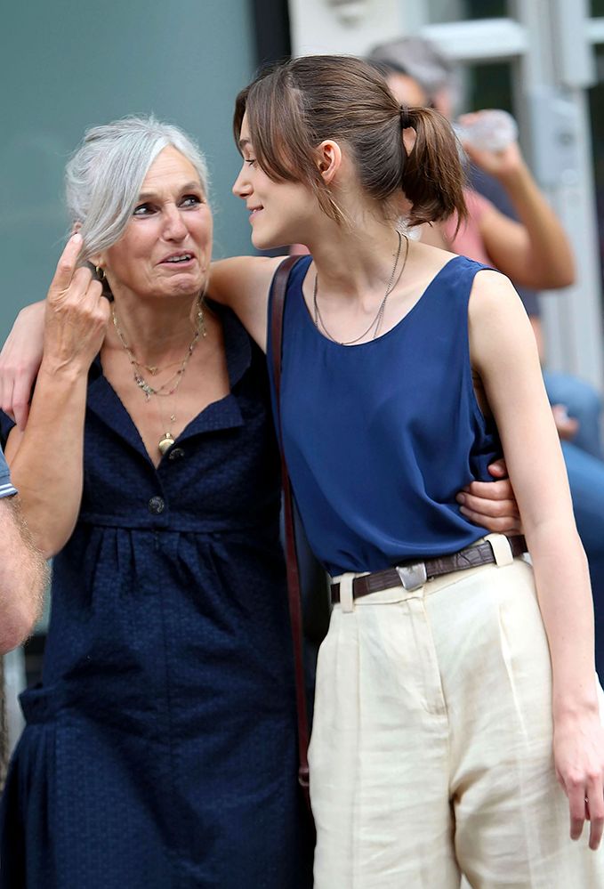 Keira Knightley with her mum Sharman MacDonald