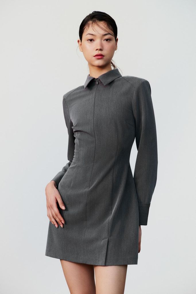 Zara Mini Fitted Shirt Dress