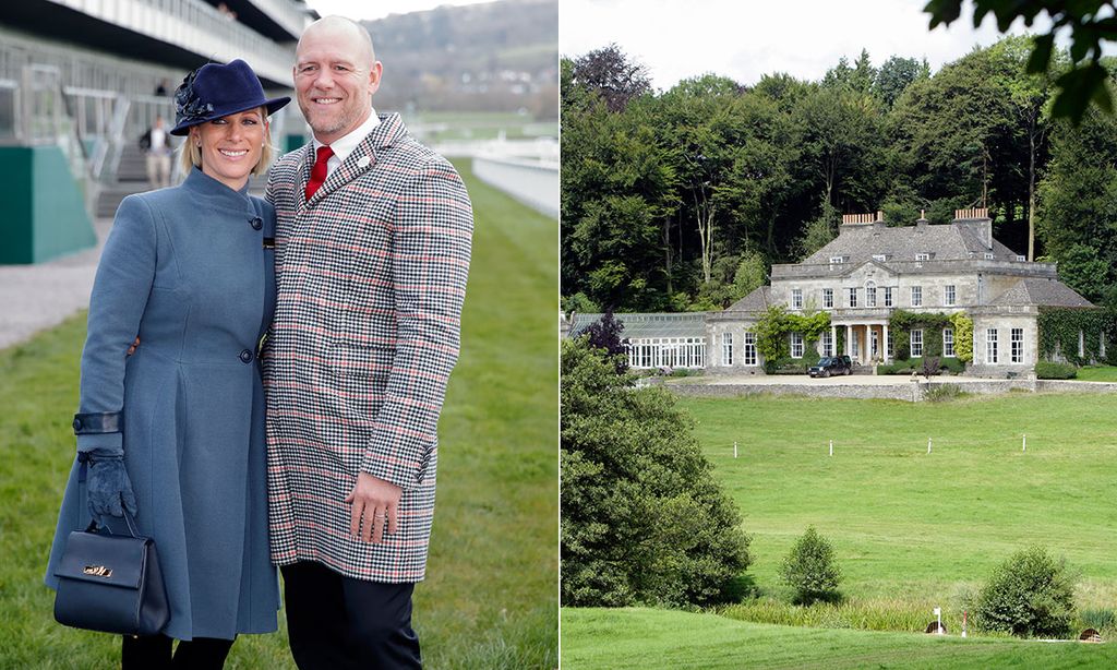 Le domaine doué de la princesse Anne Gatcombe Park avec une grange de fête et un salon vert citron 2 Mike Zara Tindall Gatcombe Park
