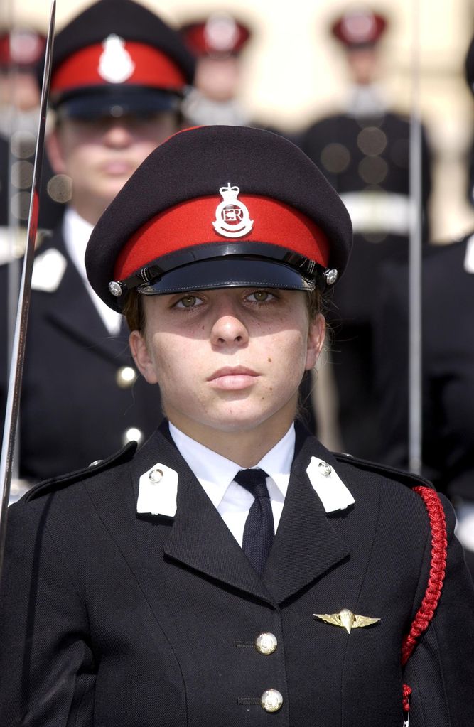 Princess Iman in military uniform