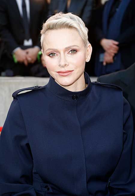 Princess Charlene Stuns In Figure Flattering Cigarette Trousers Hello