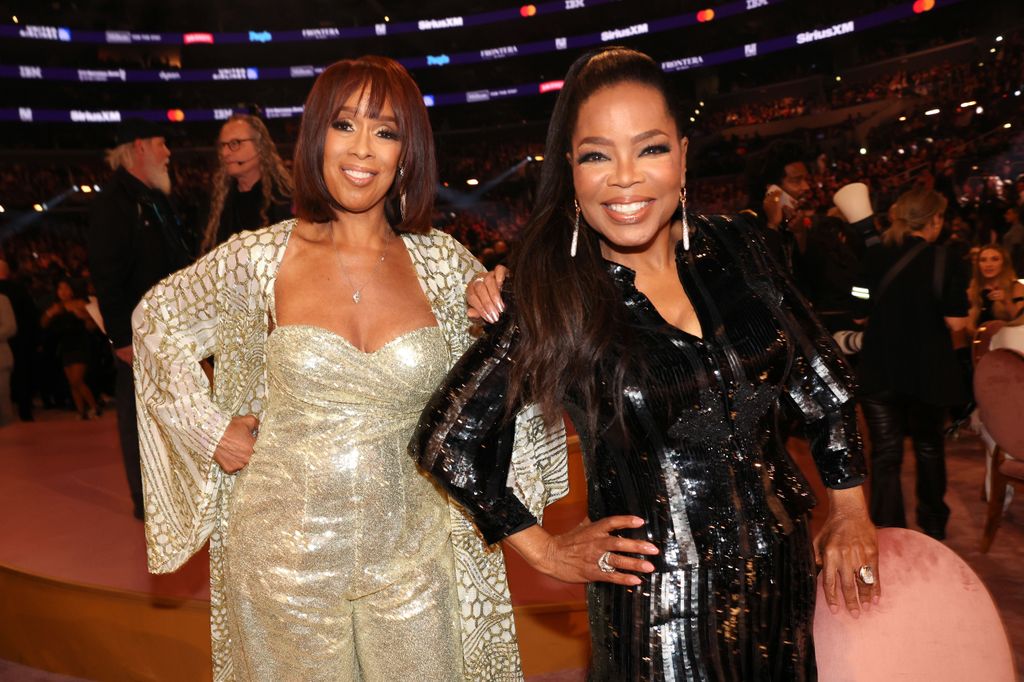 Gayle King and Oprah Winfrey attend the 66th GRAMMY Awards at Crypto.com Arena on February 04, 2024 in Los Angeles, California. (Photo by Johnny Nunez/Getty Images for The Recording Academy)