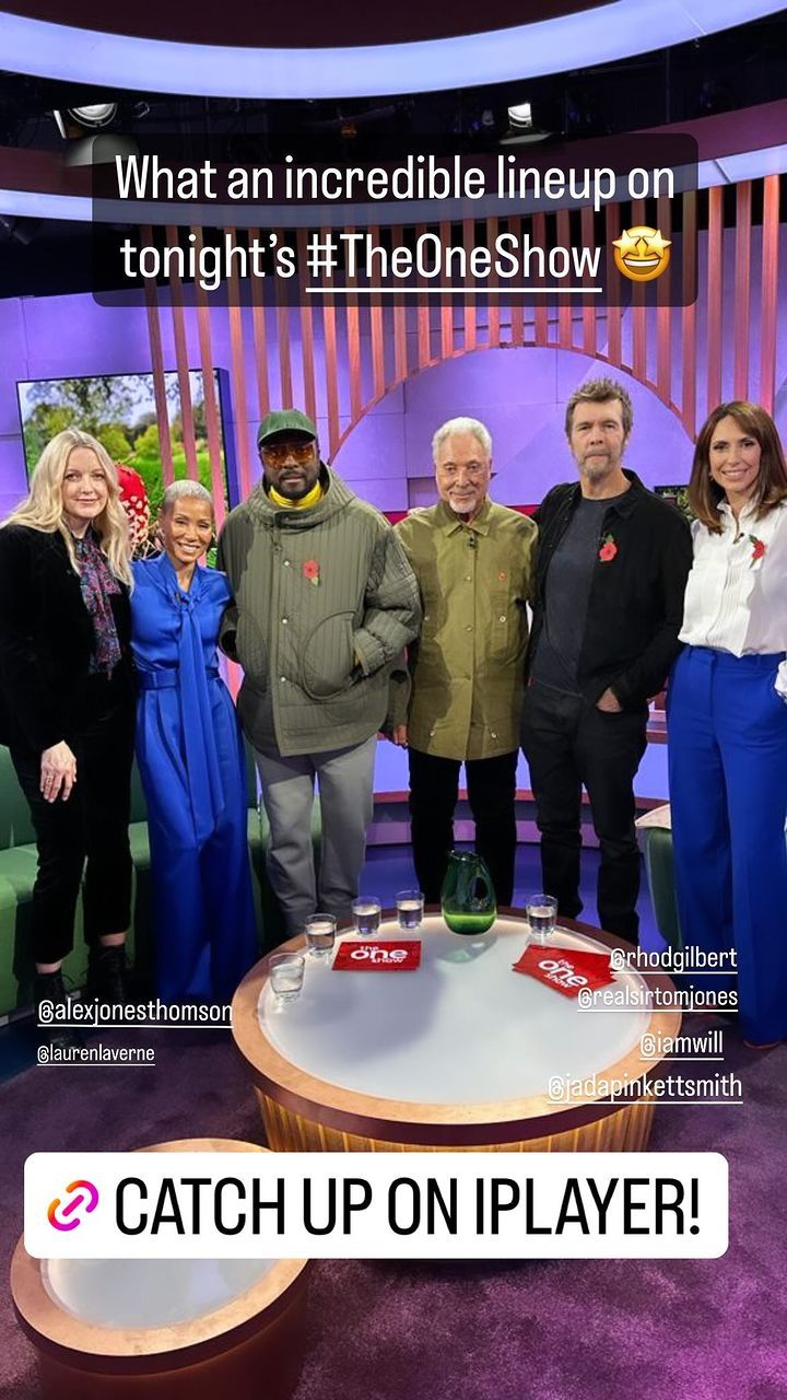 Will.i.am, Tom Jones and Rhod Gilbert on The One Show