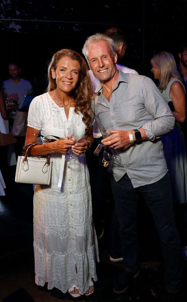 Annabel Croft and Nigel Sears pose