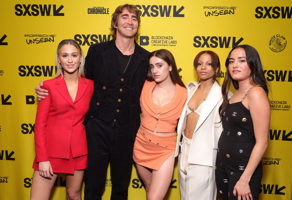 Maria Bakalova, Lee Pace, Rachel Sennott, Myha'la Herrold and Chase Sui Wonders attend the premiere of "Bodies Bodies Bodies" during the 2022 SXSW Conference and Festivals at The Paramount Theatre on March 14, 2022 in Austin, Texas