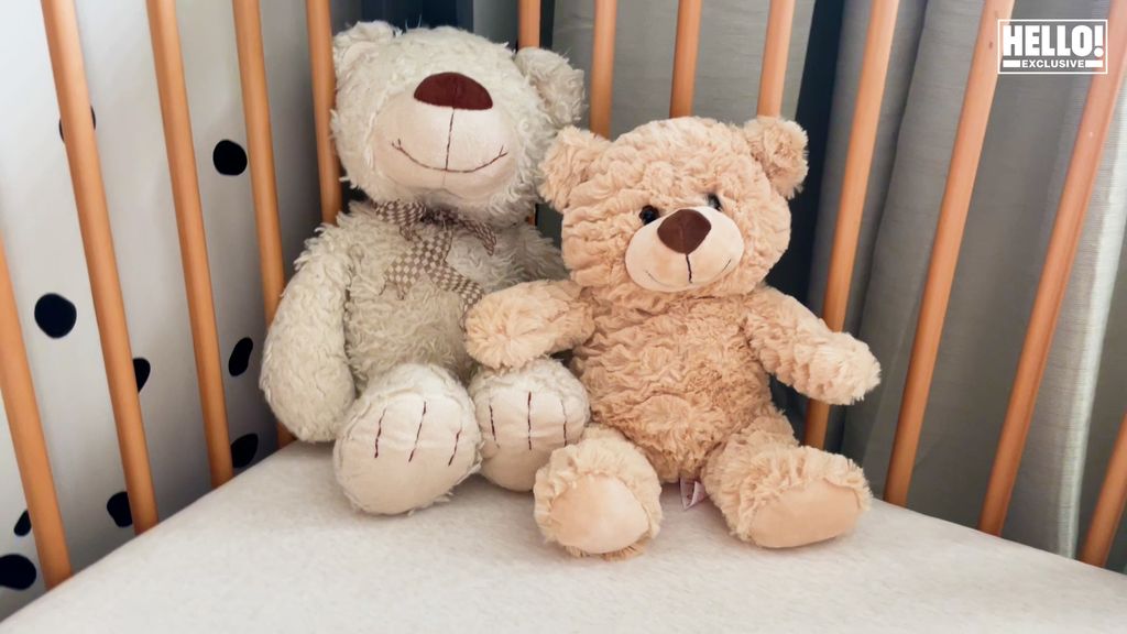 Janette Manrara shows off the teddies she has bought for her baby ahead of due date