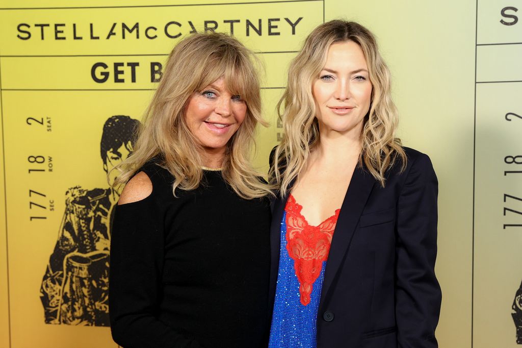 Kate Hudson and mom Goldie Hawn at a Stella McCartney celebration