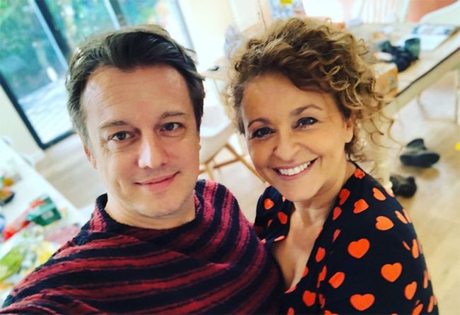 nadia sawalha husband