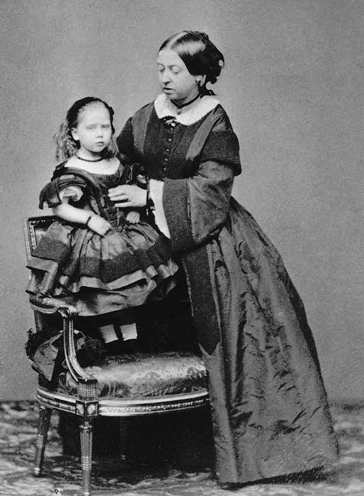 Queen Victoria with Princess Beatrice