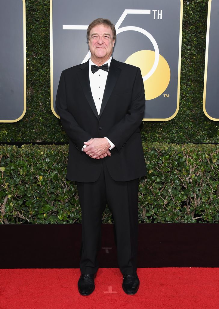 BEVERLY HILLS, CA - JANUARY 07:  75th ANNUAL GOLDEN GLOBE AWARDS -- Pictured: Actor John Goodman arrives to the 75th Annual Golden Globe Awards held at the Beverly Hilton Hotel on January 7, 2018.  (Photo by Kevork Djansezian/NBCU Photo Bank/NBCUniversal via Getty Images via Getty Images)