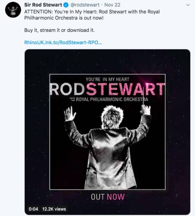 rod stewart exciting news