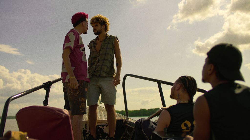 group of men on boat